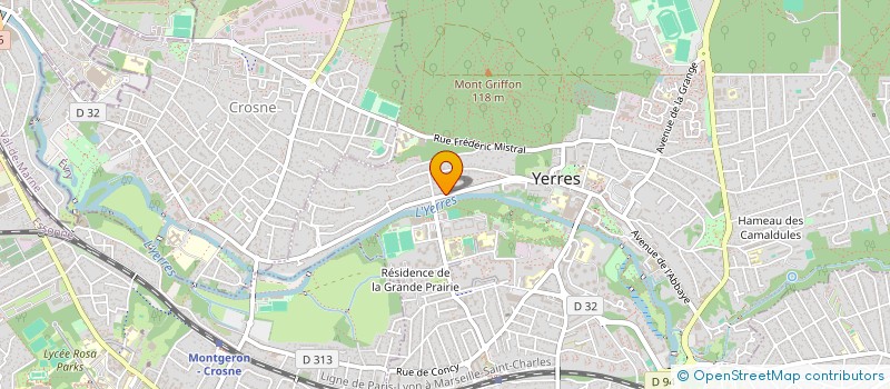 localisation de l'entreprise SCI FONCIERE BD  YERRES