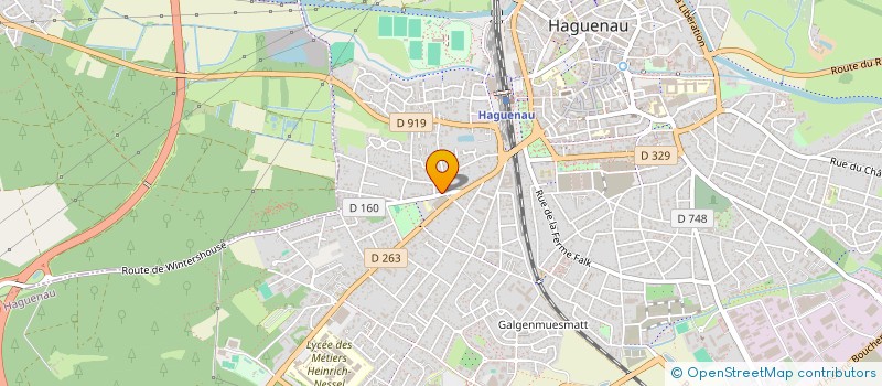 localisation de l'entreprise SCI FONCIERE BITZ  HAGUENAU