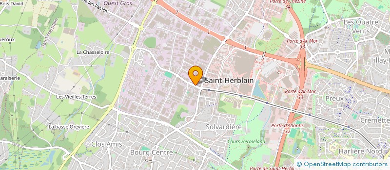 localisation de l'entreprise SCI FONCIERE BON LIT  SAINT-HERBLAIN