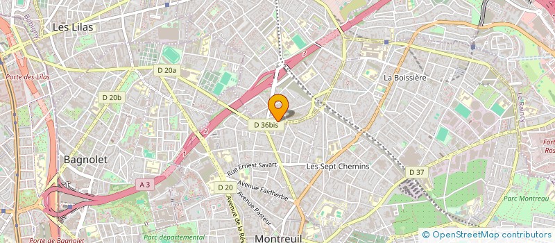 localisation de l'entreprise SCI FONCIERE CINQUANTE ET UN à ROMAINVILLE