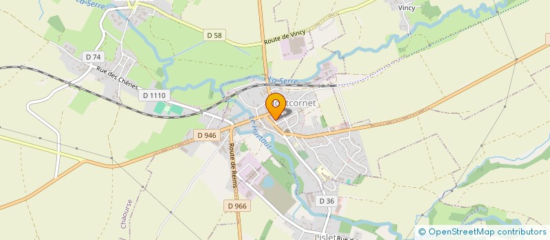 localisation de l'entreprise SCI FONCIERE COUSIN ROGER  MONTCORNET