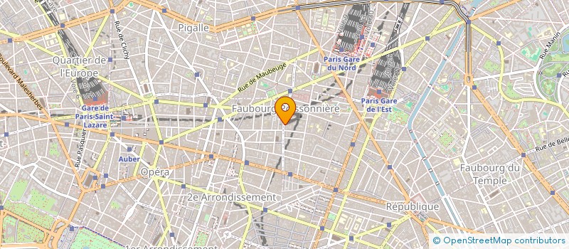 localisation de l'entreprise SCI FONCIERE CUBE SAINT DENIS  PARIS