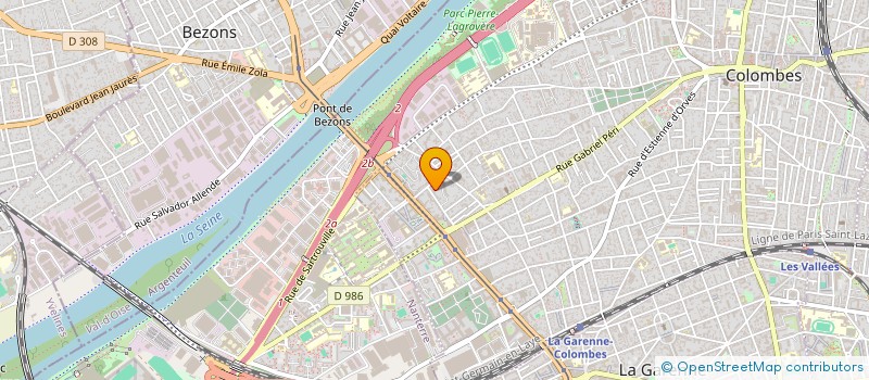 localisation de l'entreprise SCI FONCIERE D'AUTY  COLOMBES