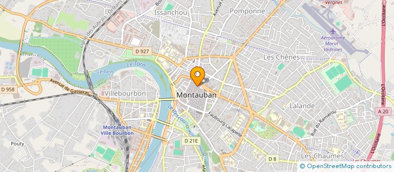 localisation de l'entreprise SCI FONCIERE DE CABINET  MONTAUBAN