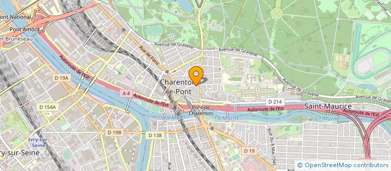 localisation de l'entreprise SCI FONCIERE DE GESTION  CHARENTON-LE-PONT