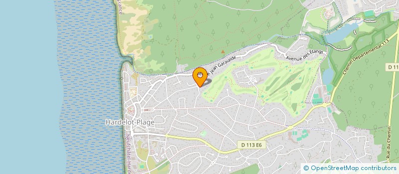 localisation de l'entreprise SCI FONCIERE DE L'ECUREUIL  NEUFCHATEL-HARDELOT