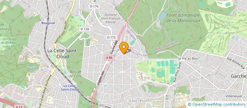 localisation de l'entreprise SCI FONCIERE DE L'ETOILE à VAUCRESSON