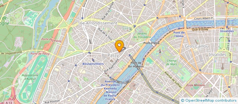 localisation de l'entreprise SCI FONCIERE DE LA SEINE  PARIS