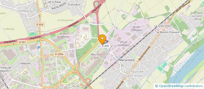 localisation de l'entreprise SCI FONCIERE DE LOIRE  LA CHAUSSEE-SAINT-VICTOR