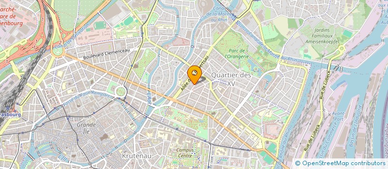 localisation de l'entreprise SCI FONCIERE DE MARMOUTIER  STRASBOURG