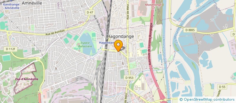localisation de l'entreprise SCI FONCIERE DE METZ à HAGONDANGE