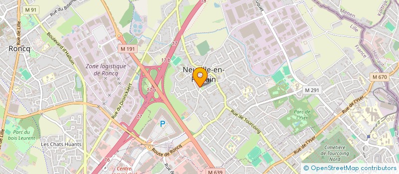 localisation de l'entreprise SCI FONCIERE DE NAZELLE à NEUVILLE-EN-FERRAIN