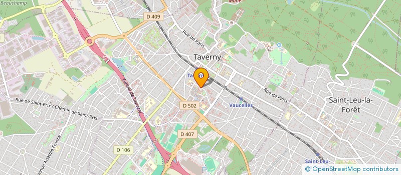 localisation de l'entreprise SCI FONCIERE DE PALAISEAU  TAVERNY