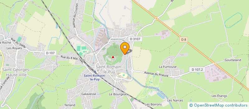 localisation de l'entreprise SCI FONCIERE DE SAINT-TROPEZ  SAINT-ROMAIN-LE-PUY