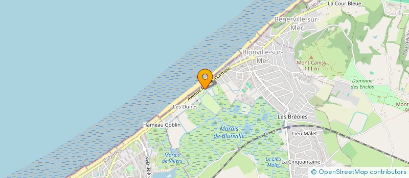 localisation de l'entreprise SCI FONCIERE DES CAMPINGS  BLONVILLE-SUR-MER