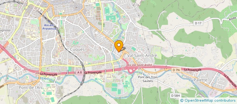 localisation de l'entreprise SCI FONCIERE DES TRUYAS à AIX-EN-PROVENCE
