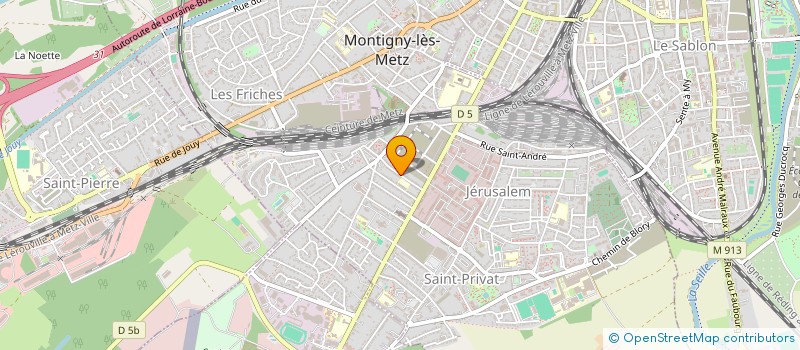 localisation de l'entreprise SCI FONCIERE DES VIGNES à MONTIGNY-LES-METZ