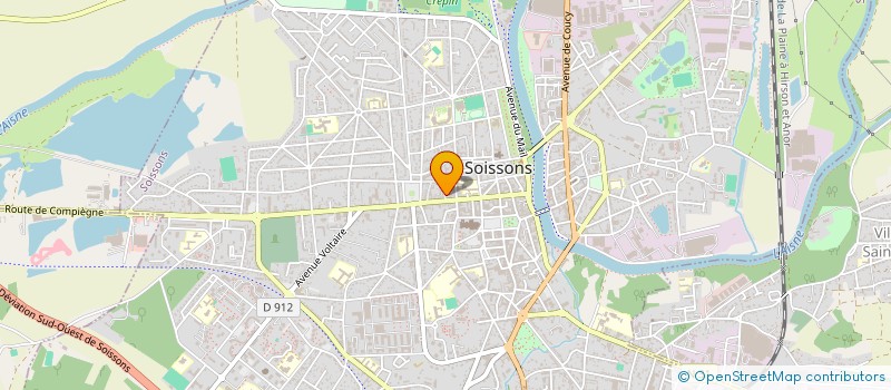 localisation de l'entreprise SCI  FONCIERE DU BEFFROI  SOISSONS