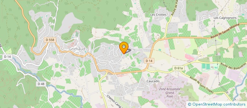 localisation de l'entreprise SCI FONCIERE DU CLOS à GRIMAUD