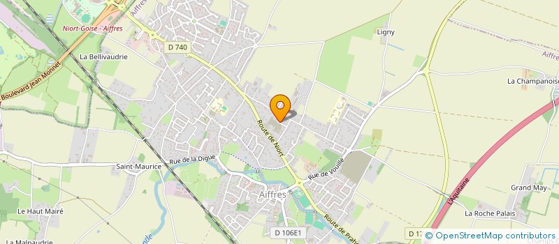 localisation de l'entreprise SCI FONCIERE DU MOULIN  AIFFRES