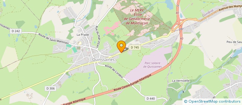 localisation de l'entreprise SCI FONCIERE DU QUAI BARBES à QUINSSAINES