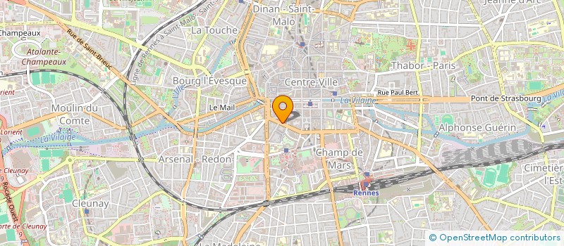 localisation de l'entreprise SCI FONCIERE DU RHUN  RENNES