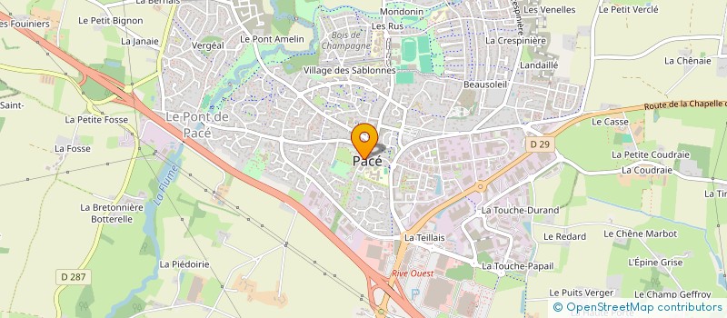 localisation de l'entreprise SCI FONCIERE EORIAN à PACE