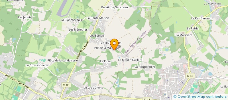 localisation de l'entreprise SCI FONCIERE EPHM  SAINT-AIGNAN-GRANDLIEU