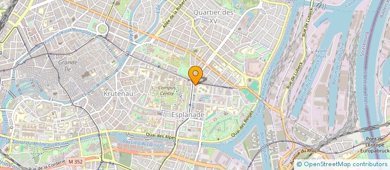 localisation de l'entreprise SCI FONCIERE EST OUEST  STRASBOURG