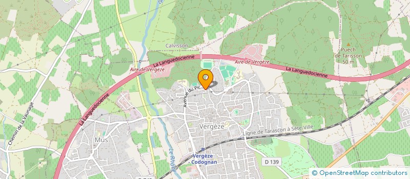 localisation de l'entreprise SCI FONCIERE F C IMMO  VERGEZE