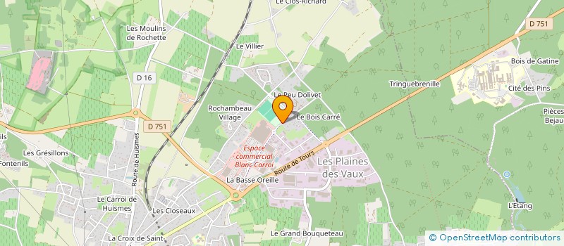 localisation de l'entreprise SCI FONCIERE FAUX  CHINON