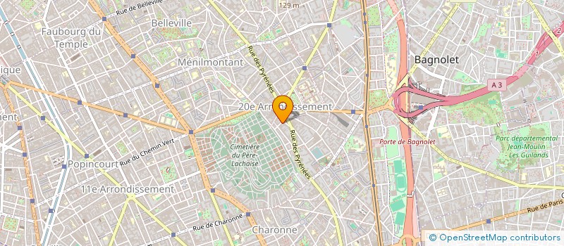 localisation de l'entreprise SCI FONCIERE GEMO  PARIS