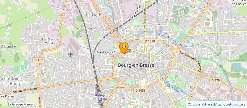 localisation de l'entreprise SCI FONCIERE GERARD CADET à BOURG-EN-BRESSE