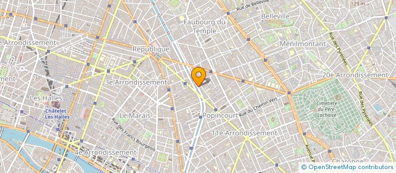 localisation de l'entreprise SCI FONCIERE H.D.N.  PARIS