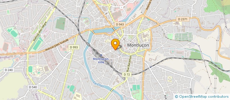 localisation de l'entreprise SCI FONCIERE IMMOBILIERE GODIGNON à MONTLUCON