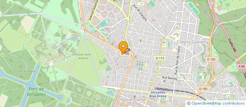 localisation de l'entreprise SCI FONCIERE LEBOUCHER à VERSAILLES