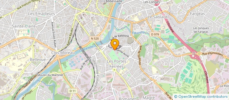 localisation de l'entreprise SCI FONCIERE LMT à LIMOGES