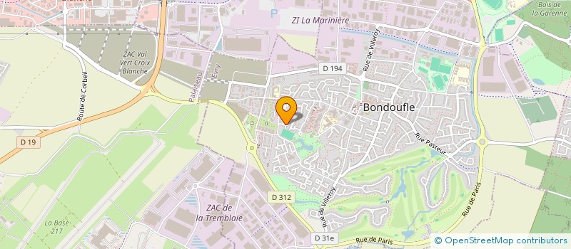 localisation de l'entreprise SCI FONCIERE LS GROUP à BONDOUFLE