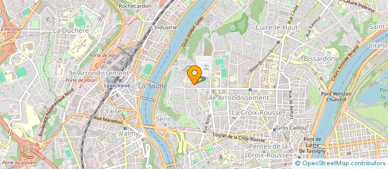 localisation de l'entreprise SCI FONCIERE LUESMA  LYON