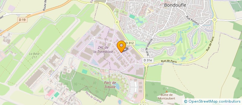 localisation de l'entreprise SCI FONCIERE MENNECY à BONDOUFLE