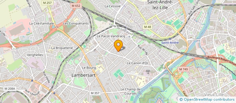localisation de l'entreprise SCI FONCIERE MTH à LAMBERSART