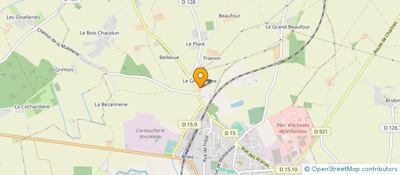 localisation de l'entreprise SCI FONCIERE NOTTONVILLE à BROU
