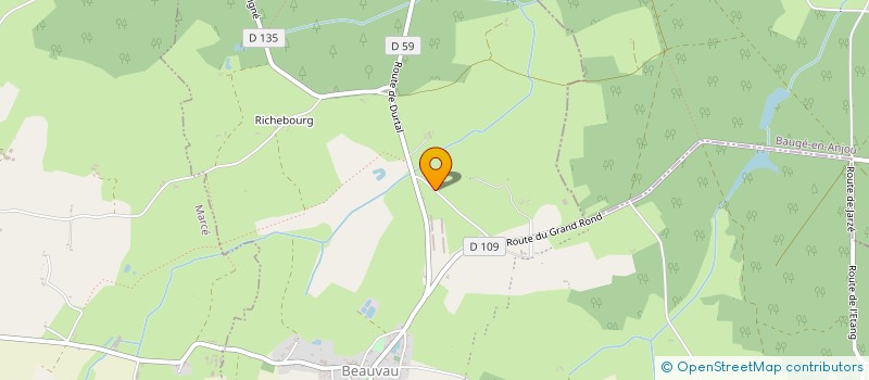 localisation de l'entreprise SCI FONCIERE OTTO FRAM  LOIRE-AUTHION