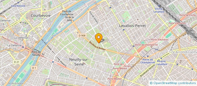 localisation de l'entreprise SCI FONCIERE PAPO à NEUILLY-SUR-SEINE