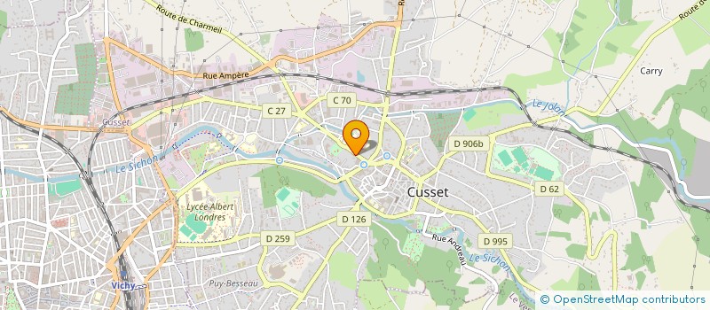 localisation de l'entreprise SCI FONCIERE PARIS MONTERA à CUSSET