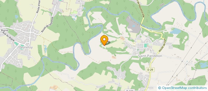 localisation de l'entreprise SCI FONCIERE PEYREHORADE  SAINT-PANDELON