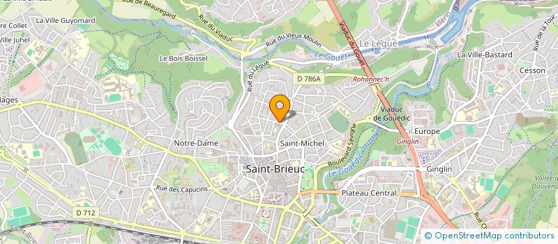 localisation de l'entreprise SCI FONCIERE SAINT-HELIER à SAINT-BRIEUC