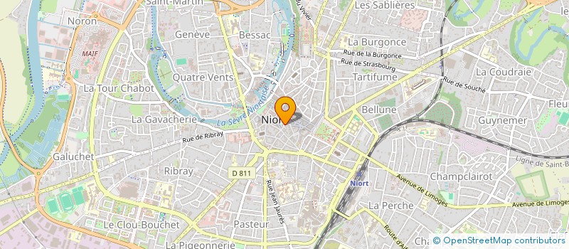localisation de l'entreprise SCI FONCIERE SAINT JEAN II  NIORT