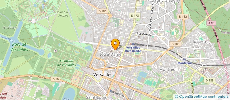 localisation de l'entreprise SCI FONCIERE SEGUIER à VERSAILLES