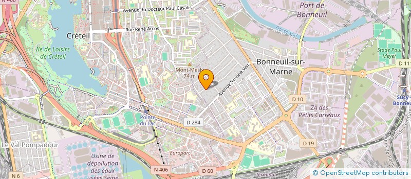 localisation de l'entreprise SCI FONCIERE SMART CITY à BONNEUIL-SUR-MARNE